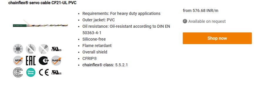 Servo cables suppliers in Kuwait