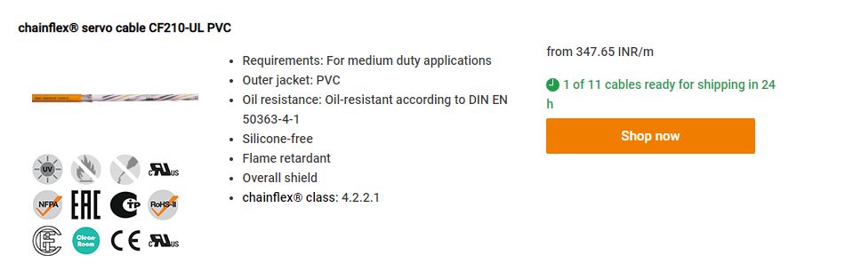 Servo cables suppliers in UAE
